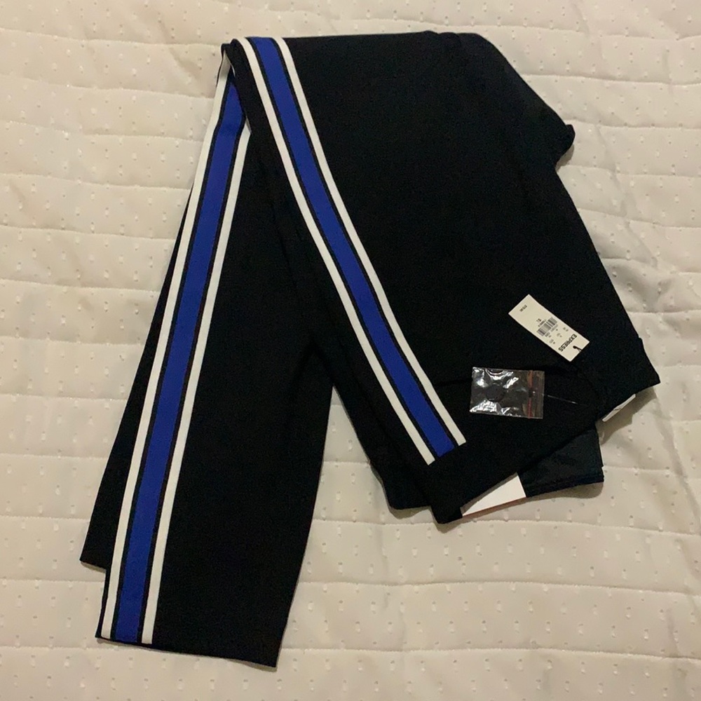 Black Tuxedo Stripe Pants